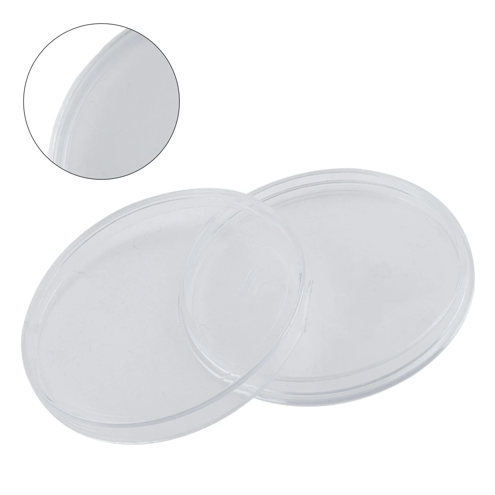 100pcs Coin capsules Accessories Clear Collection Round Transparent Case Container Holder Protection Practical
100pcs Coin capsules Accessories Clear Collection Round Transparent Case Container Holder Protection Practical