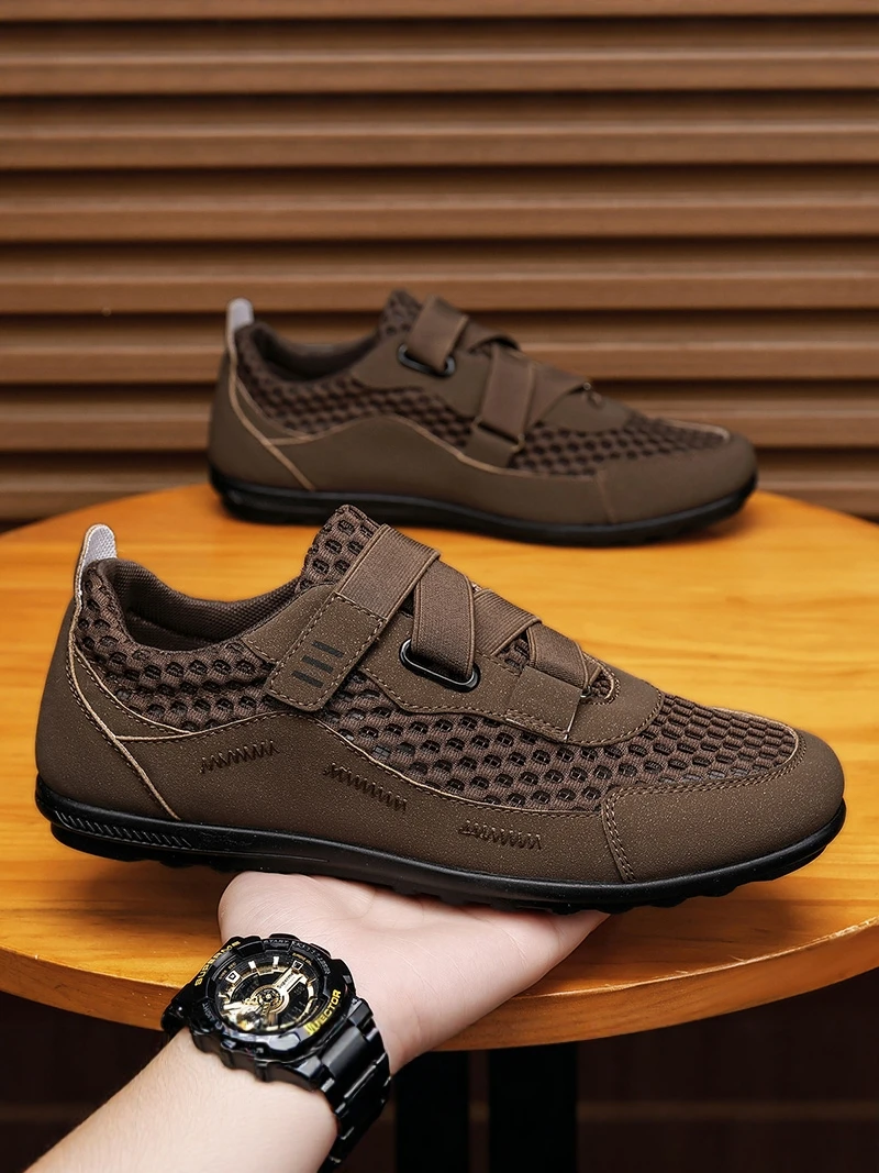 Men's Summer Sporty Breathable Mesh Slip-On Shoes Lightweight Hollow-Out Fashionable Casual Footwear for Young Adults
Men's Summer Sporty Breathable Mesh Slip-On Shoes Lightweight Hollow-Out Fashionable Casual Footwear for Young Adults
