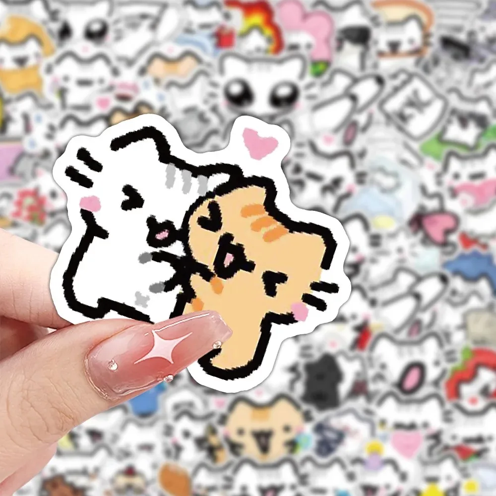 10/30/72pcs Cute Funny Creative Line Cat Stickers Kawaii Cartoon Sticker Suitcase Guitar Phone Skateboard Graffiti Decals Decor
10/30/72pcs Cute Funny Creative Line Cat Stickers Kawaii Cartoon Sticker Suitcase Guitar Phone Skateboard Graffiti Decals Decor