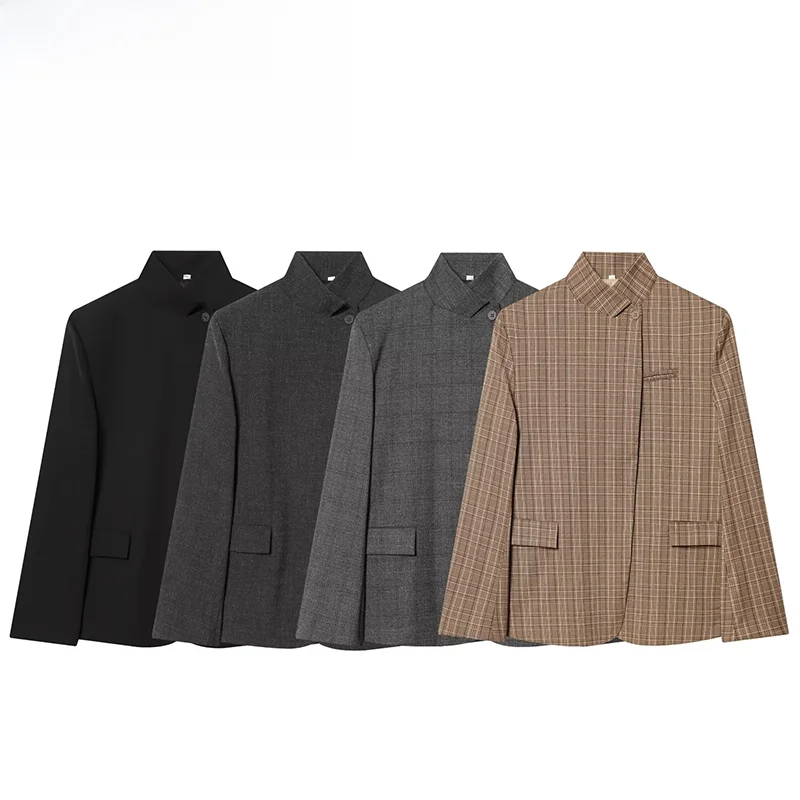 Fashionable Versatile ZR Women's Suit Jacket Summer New Arrival Polyester Material Long Sleeve Regular Length Single Button
Fashionable Versatile ZR Women's Suit Jacket Summer New Arrival Polyester Material Long Sleeve Regular Length Single Button