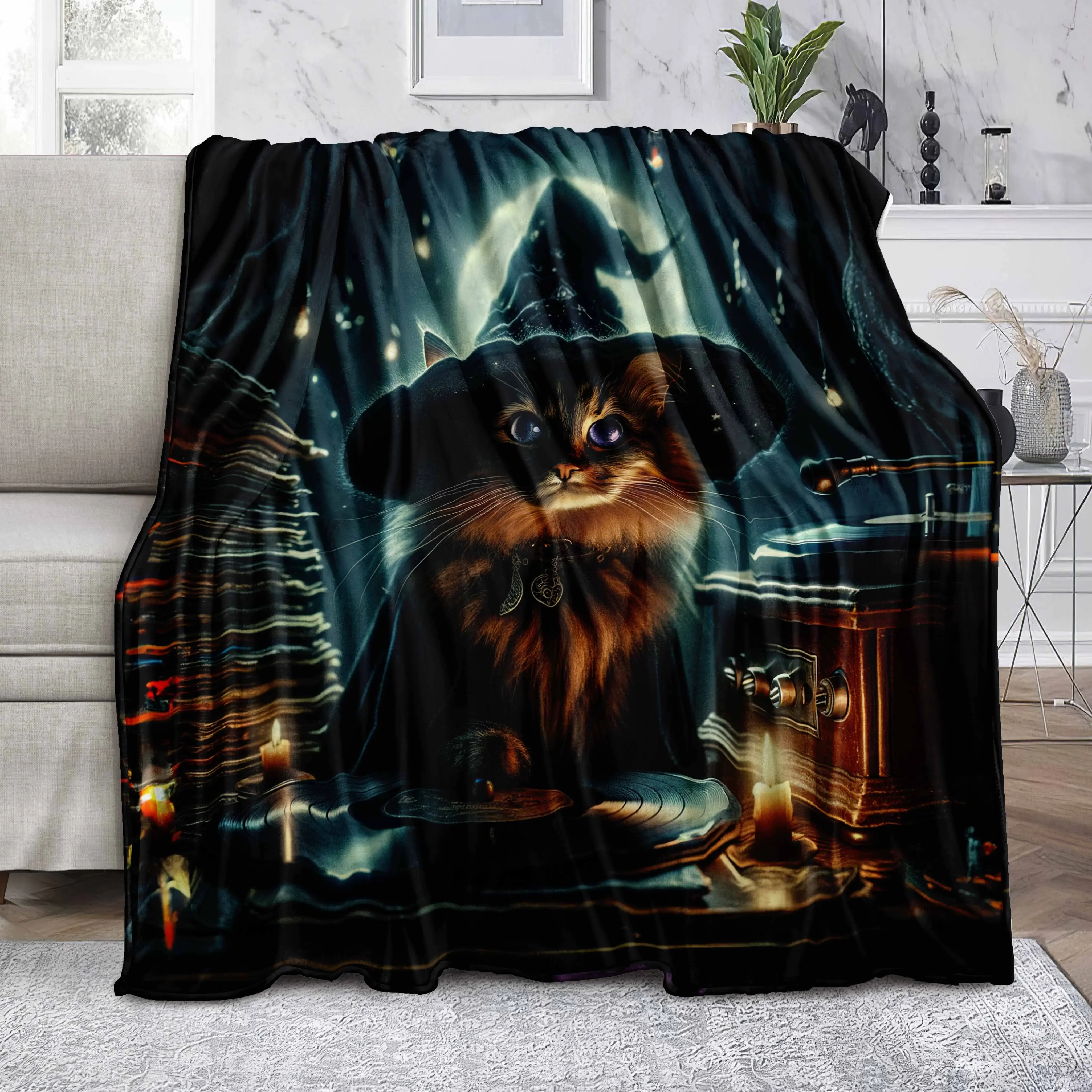 Одеяло из микрофибры Wizard Cat, супер мягкие одеяла для кровати, покрывало для дивана, декоративное одеяло для кемпинга, пикника, зимы, теплые на заказ
Одеяло из микрофибры Wizard Cat, супер мягкие одеяла для кровати, покрывало для дивана, декоративное одеяло для кемпинга, пикника, зимы, теплые на заказ