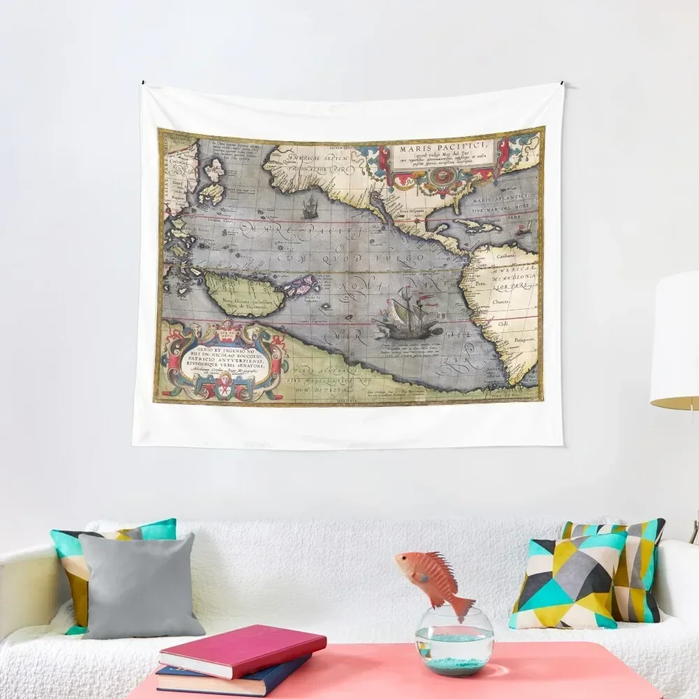 1589 - Ortelius - Maris Pacifici Tapestry Room Decoration Aesthetic Room Ornaments Wallpaper Bedroom Tapestry
1589 - Ortelius - Maris Pacifici Tapestry Room Decoration Aesthetic Room Ornaments Wallpaper Bedroom Tapestry