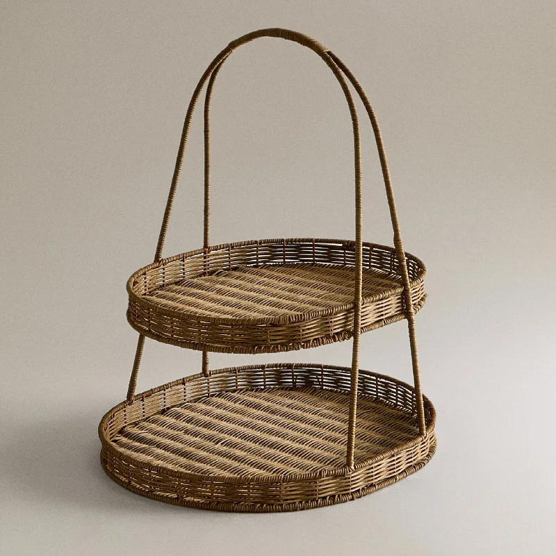 True vine woven basket double-lay****** hot pot shop snackbasket woven storagebasket fruit tea snack bread plate
True vine woven basket double-lay****** hot pot shop snackbasket woven storagebasket fruit tea snack bread plate