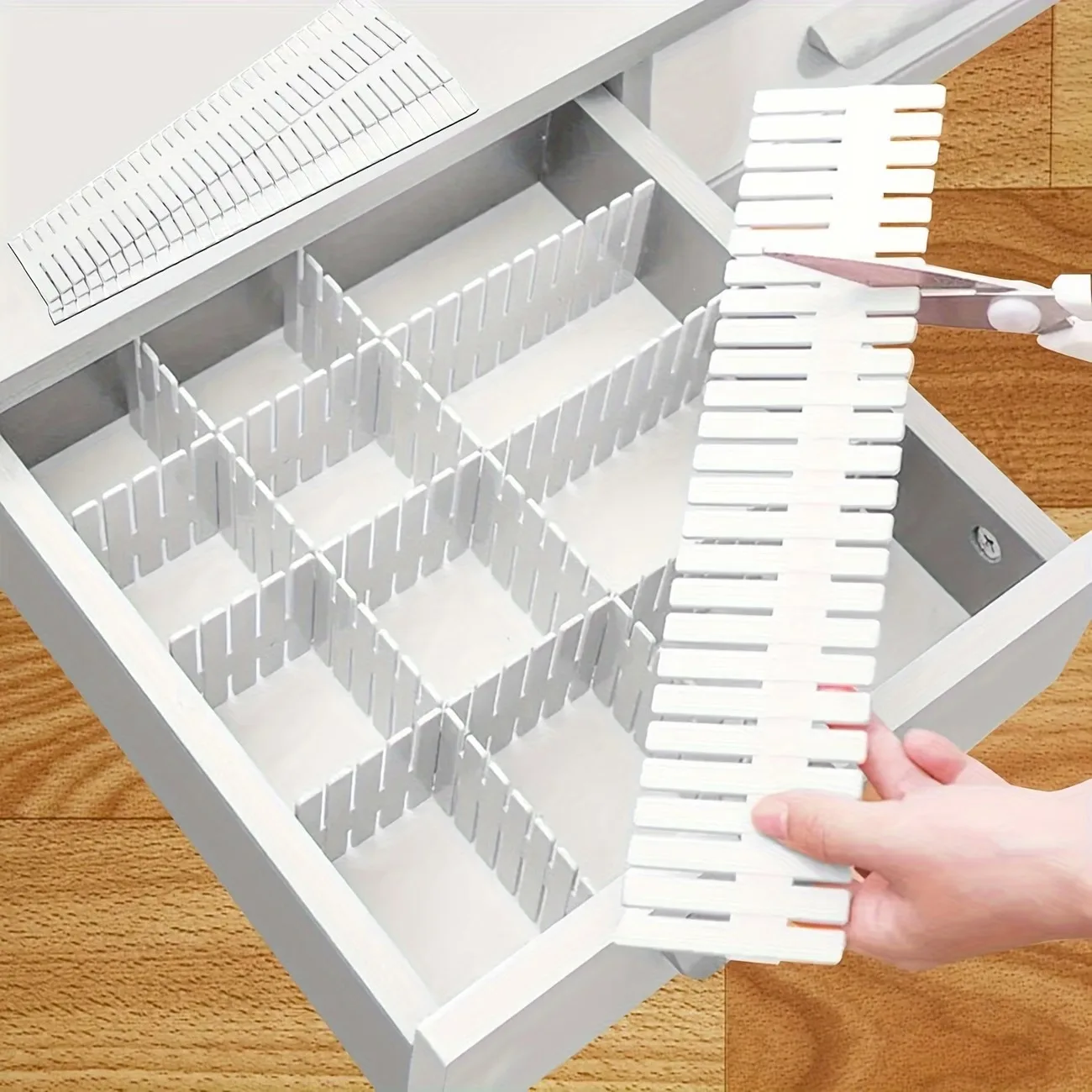 4PCS Drawer Divider Adjustable DIY Storage Organizer Separator for Underwear Socks Clothes Dresses Desk &Box in Bathroom Bedroom
4PCS Drawer Divider Adjustable DIY Storage Organizer Separator for Underwear Socks Clothes Dresses Desk &Box in Bathroom Bedroom