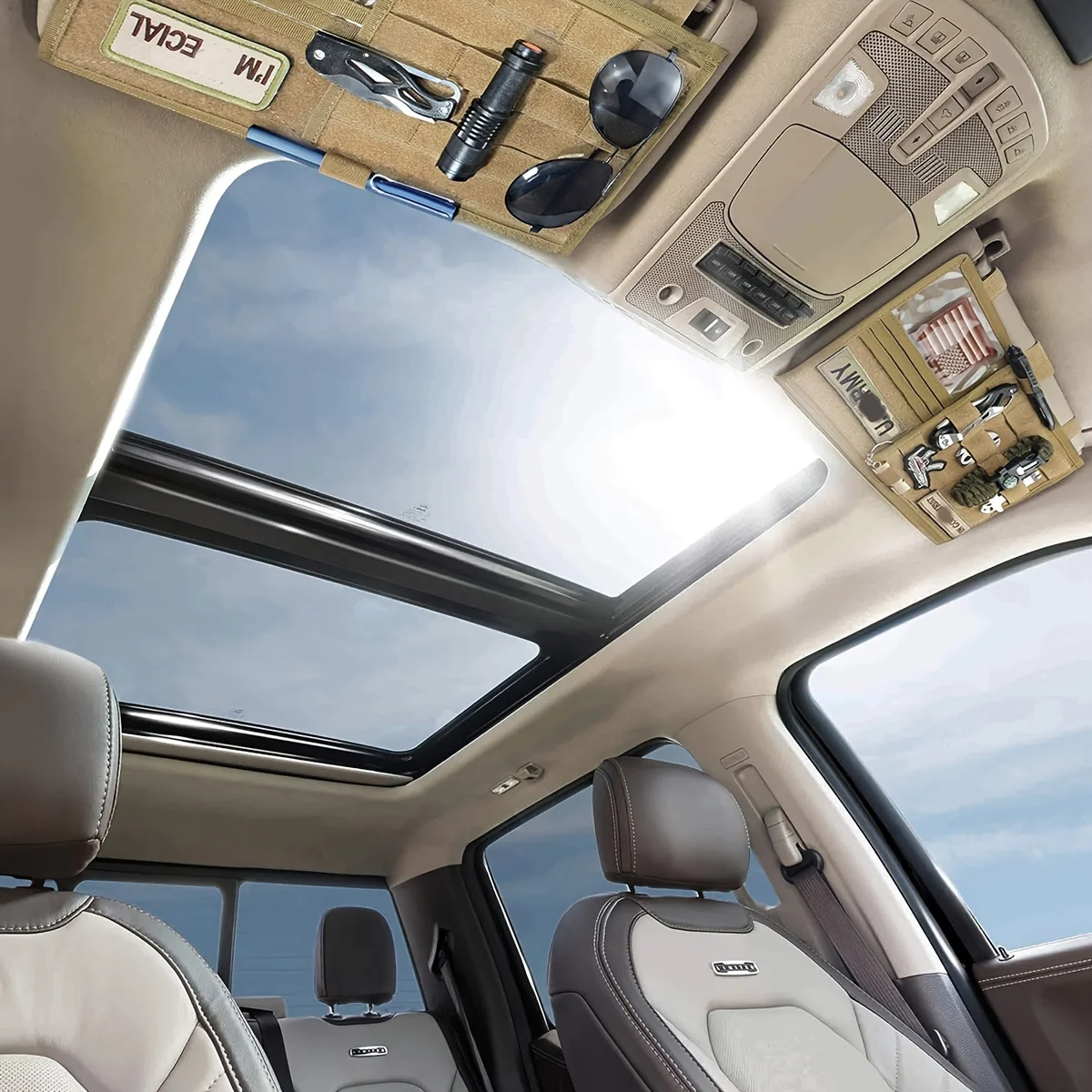 Car Sun Visor Storage Bag Double Sided Automotive Sun Visor Large Capacity Storage Bag Key Card Storage Bag Car Accessory 
Car Sun Visor Storage Bag Double Sided Automotive Sun Visor Large Capacity Storage Bag Key Card Storage Bag Car Accessory