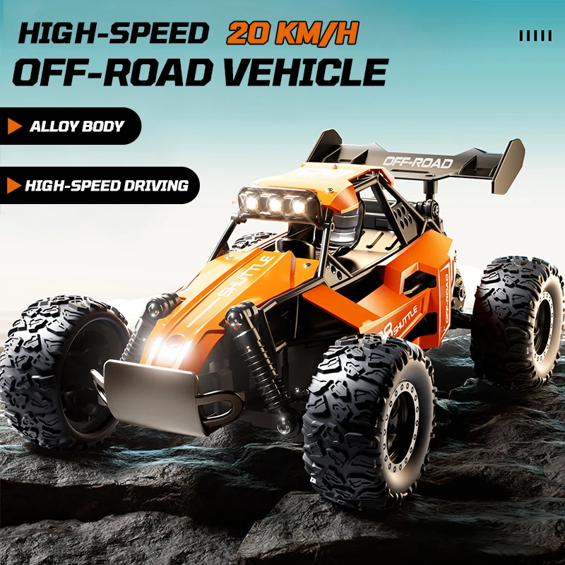 1/16 High Speed RC Car Alloy Remote Control Off-Road Vehicle Truck LED Light Radio Controlled Climbing Drift Cars Toy Boys Gifts
1/16 High Speed RC Car Alloy Remote Control Off-Road Vehicle Truck LED Light Radio Controlled Climbing Drift Cars Toy Boys Gifts