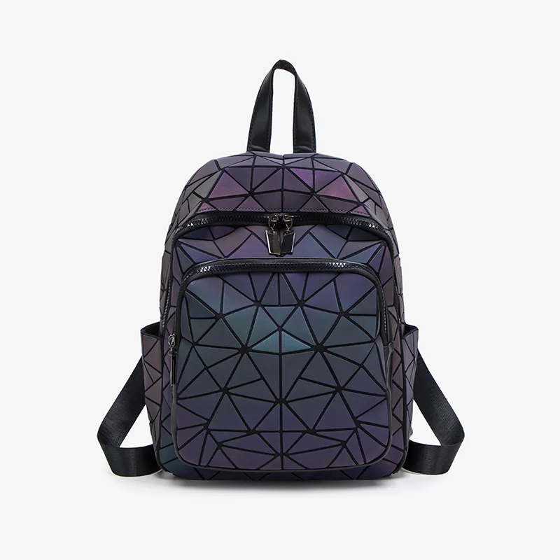 PVC Geometric Diamond Magic Luminous Backpack Versatile Large Capacity Casual Travel Backpack Works Luminous Geometrical Daybag
PVC Geometric Diamond Magic Luminous Backpack Versatile Large Capacity Casual Travel Backpack Works Luminous Geometrical Daybag