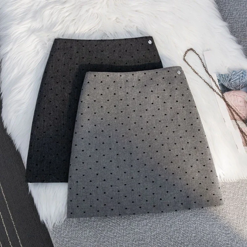 Harajuku серая юбка в горошек для женщин с высокой талией, облегающая женская юбка трапециевидной формы, осенняя новинка Jupe Femme Ropa Mujer
Harajuku серая юбка в горошек для женщин с высокой талией, облегающая женская юбка трапециевидной формы, осенняя новинка Jupe Femme Ropa Mujer