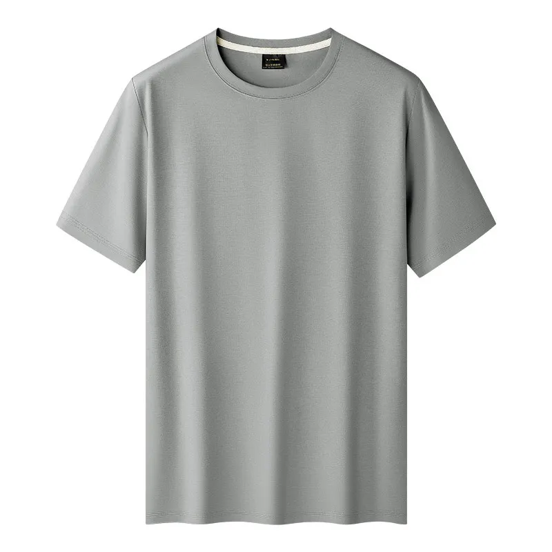 Skin-friendly Summer Fashion Comfortable Soft T-shrit for Men Good Quality Solid Color Short Sleeve Simple Basic O-neck Pullover
Skin-friendly Summer Fashion Comfortable Soft T-shrit for Men Good Quality Solid Color Short Sleeve Simple Basic O-neck Pullover