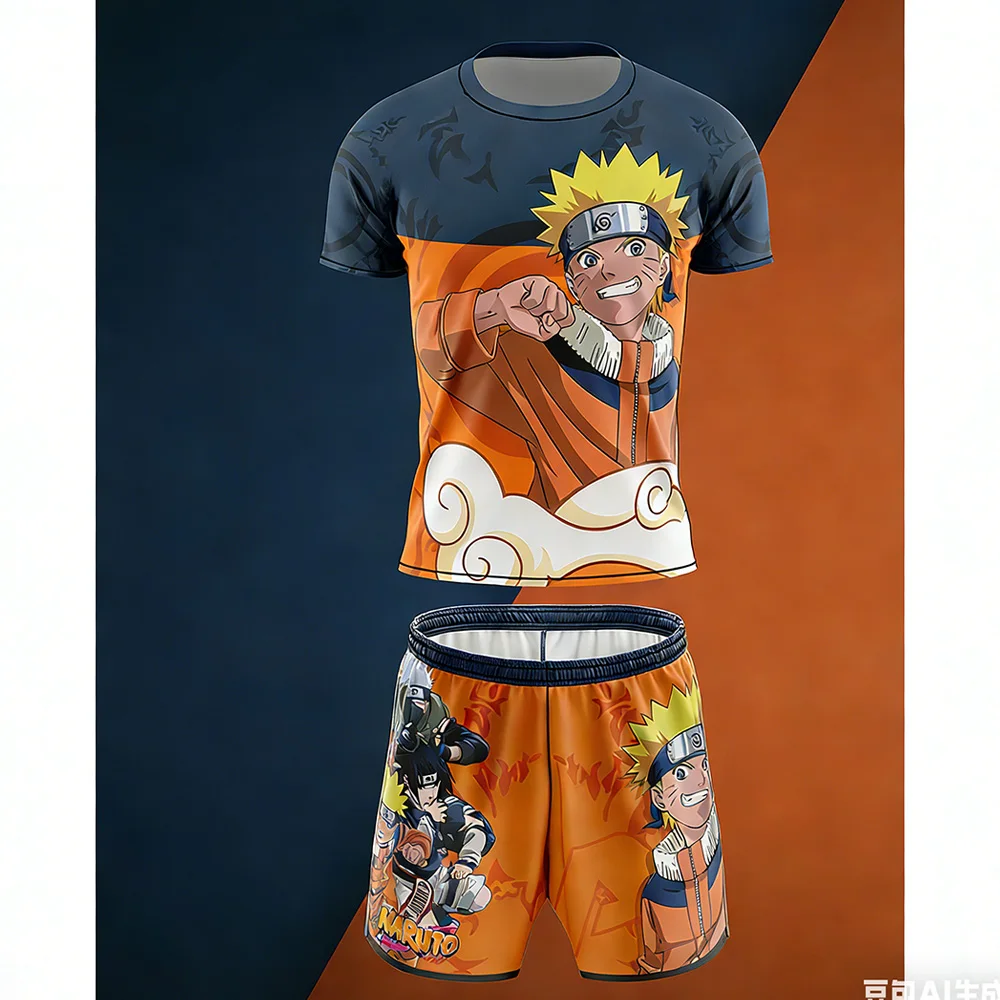 Новые летние шорты NARUTO Uzumaki Naruto для мужчин и женщин, комплект для фитнеса, тренировок, боев и спорта, дышащий, быстросохнущий комплект большого размера
Новые летние шорты NARUTO Uzumaki Naruto для мужчин и женщин, комплект для фитнеса, тренировок, боев и спорта, дышащий, быстросохнущий комплект большого размера