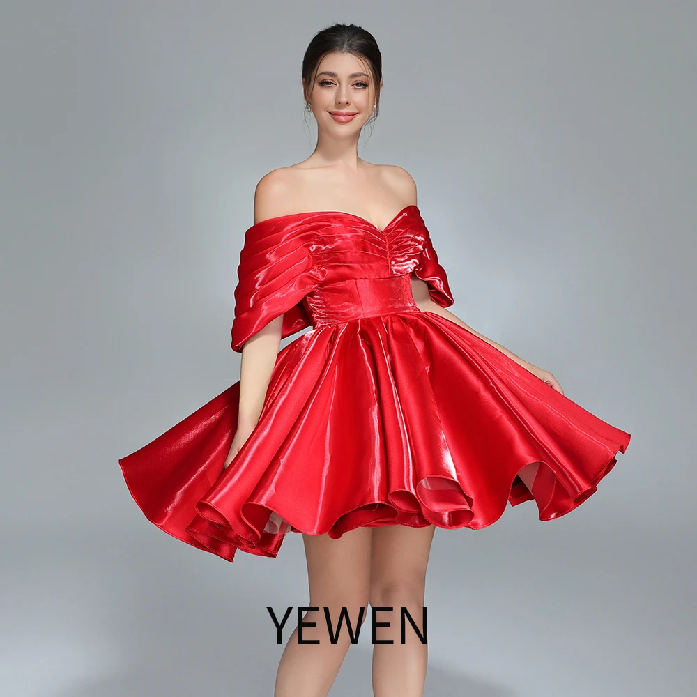 Off Shoulder Short Homecoming Dresses Red Christmas Holiday Party Dress YW243104
Off Shoulder Short Homecoming Dresses Red Christmas Holiday Party Dress YW243104