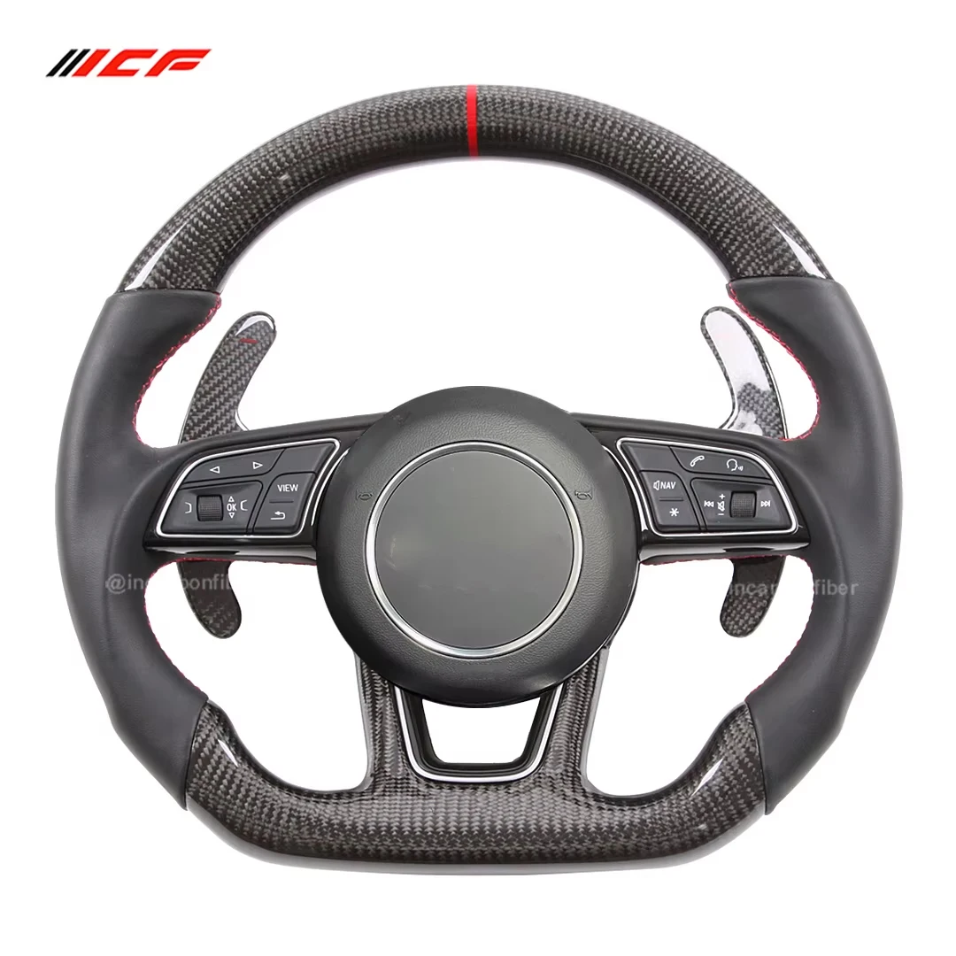 ICF Classic Carbon Fiber Steering Wheel for Audi S RS Alcantara Leather Customize Multiple Styles
ICF Classic Carbon Fiber Steering Wheel for Audi S RS Alcantara Leather Customize Multiple Styles