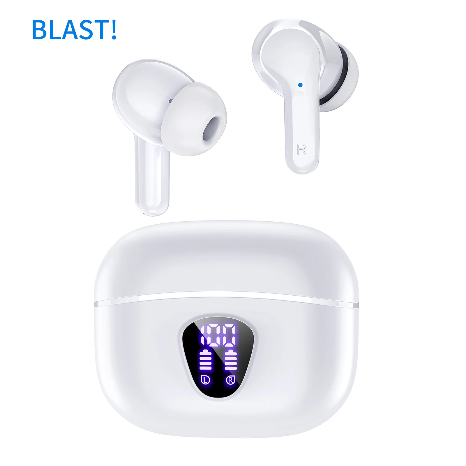 Original Touch BLAST! i53 wireless headset Digital Display Earphones BLAST! i53 TWS Wireless Headphones Touch BLAST! i53 Earbuds
Original Touch BLAST! i53 wireless headset Digital Display Earphones BLAST! i53 TWS Wireless Headphones Touch BLAST! i53 Earbuds