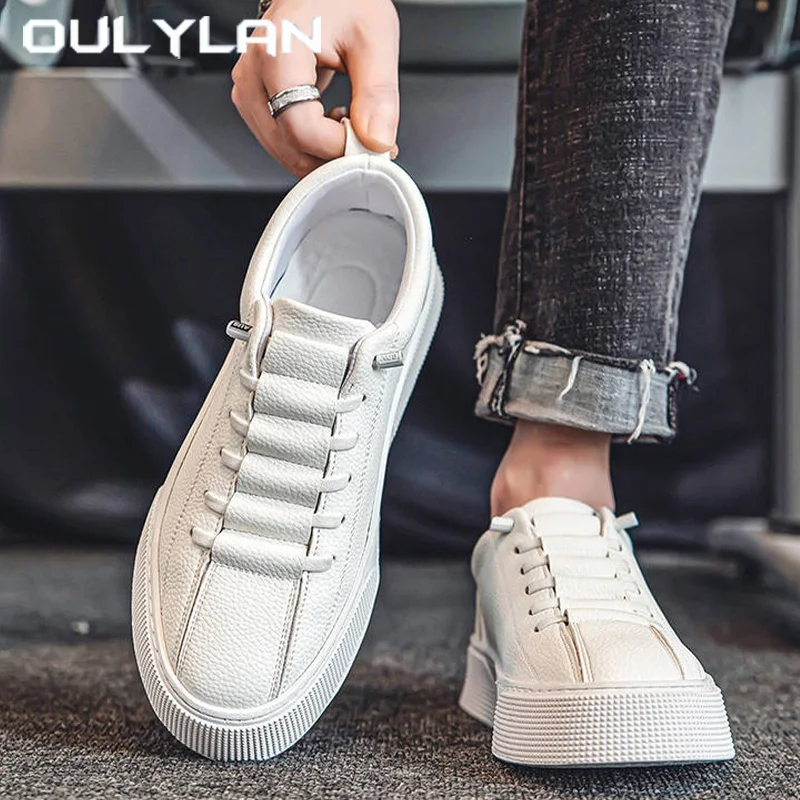 Oulylan Spring Popular Casual Board Shoes Male Fashion Outdoor Flat Sports Footwear Durable Comfort Round Toe Leather Sneakers
Oulylan Spring Popular Casual Board Shoes Male Fashion Outdoor Flat Sports Footwear Durable Comfort Round Toe Leather Sneakers