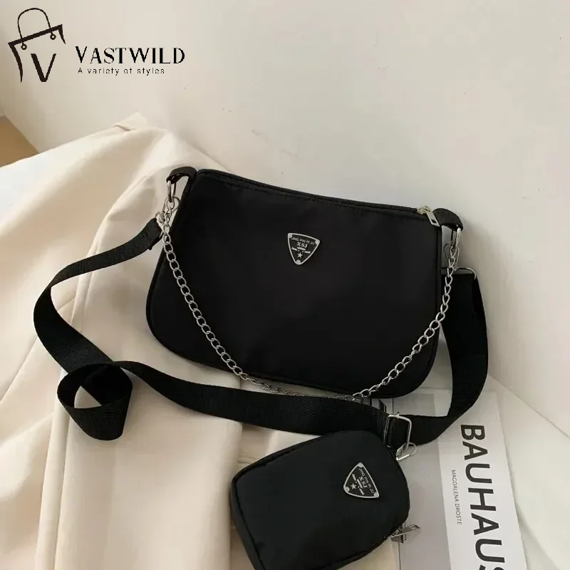 New Simple Nylon Crossbody Bag For Women Fashion Portable Casual Underarm Bag Students Solid Color Crossbody Bag
New Simple Nylon Crossbody Bag For Women Fashion Portable Casual Underarm Bag Students Solid Color Crossbody Bag