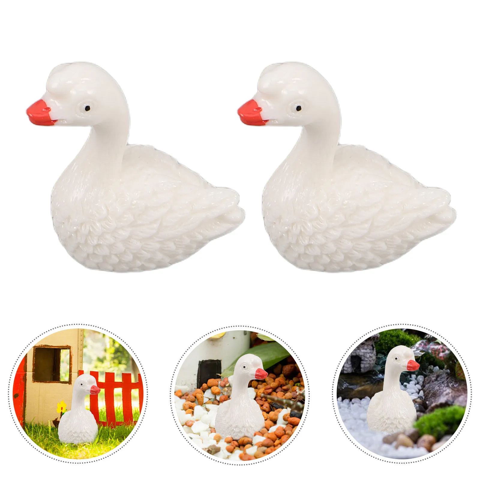 4Pcs Mini Resin Goose Sculptures Adorable Animal Desktop Decoration Micro Landscape Garden Ornament Mini Goose Figurines
4Pcs Mini Resin Goose Sculptures Adorable Animal Desktop Decoration Micro Landscape Garden Ornament Mini Goose Figurines