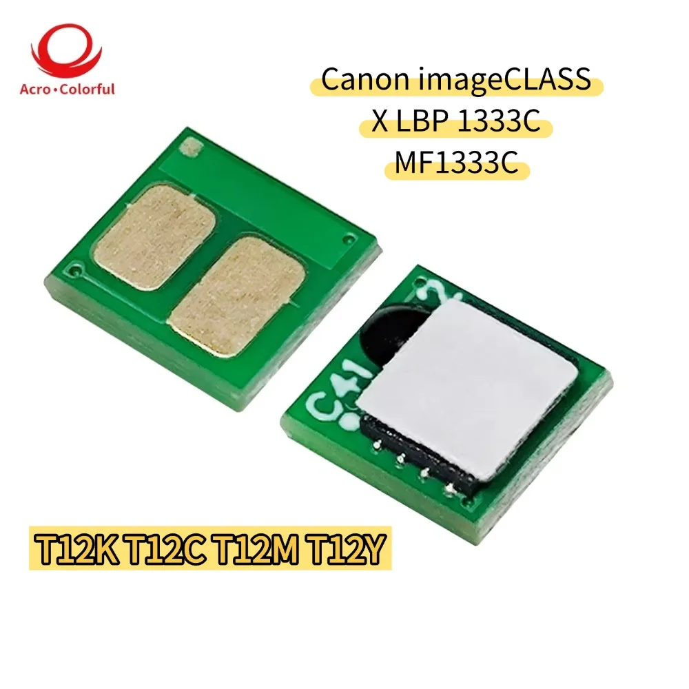 T12 Compatible T12K T12C T12M T12Y Toner Chip for Canon imageCLASS X LBP 1333C Laser Copier MF1333C Cartridge Reset Chip
T12 Compatible T12K T12C T12M T12Y Toner Chip for Canon imageCLASS X LBP 1333C Laser Copier MF1333C Cartridge Reset Chip