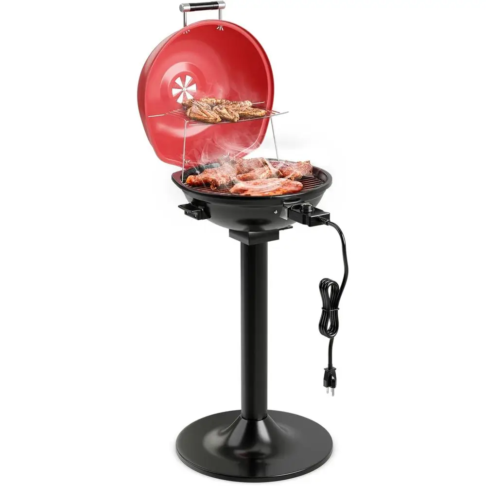 Electric BBQ Grill 1600W, Removable Non-Stick Grill Rack, Warming Rack, Oil Drip Tray, Adjustable Temperature, Portable Outdoor
Electric BBQ Grill 1600W, Removable Non-Stick Grill Rack, Warming Rack, Oil Drip Tray, Adjustable Temperature, Portable Outdoor