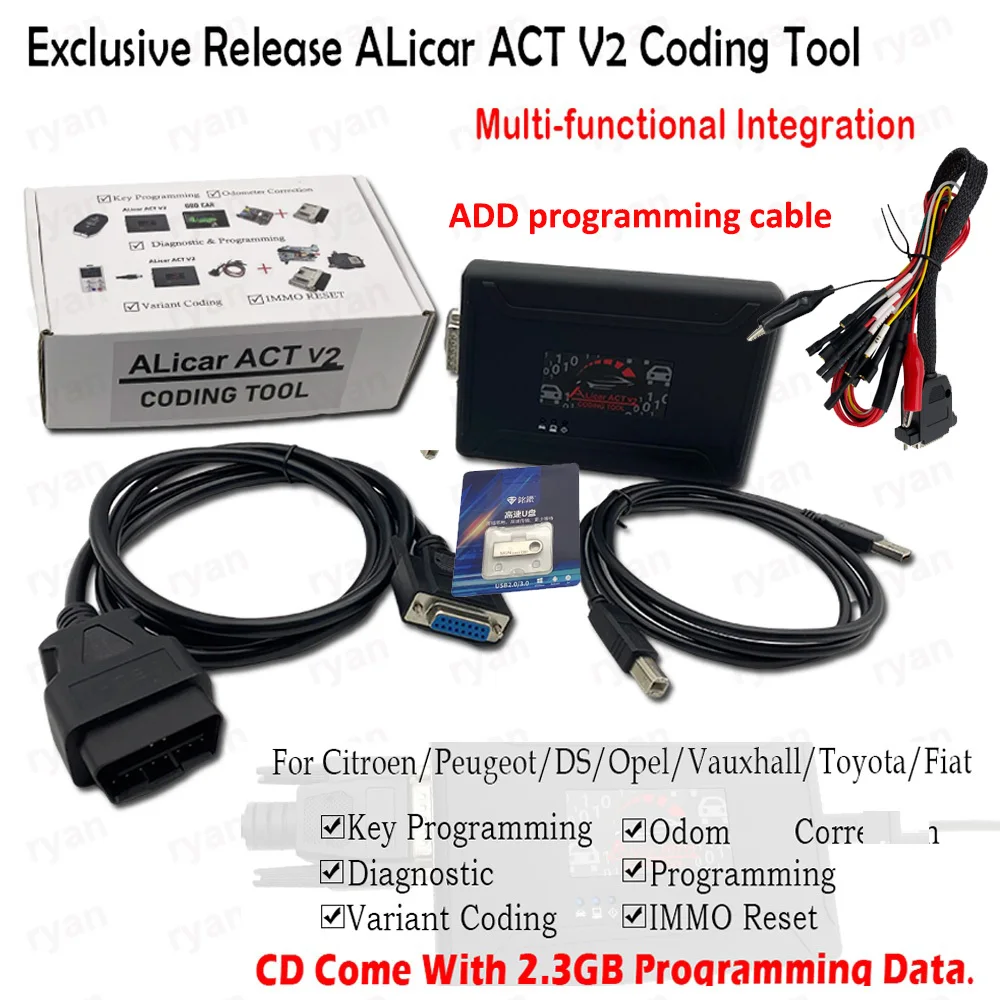 New ALicar ACT V2 Coding Tool Exclusive Release Multifunctional Integration Auto Diagnostic Tools Multiple Vehicle Brands
New ALicar ACT V2 Coding Tool Exclusive Release Multifunctional Integration Auto Diagnostic Tools Multiple Vehicle Brands