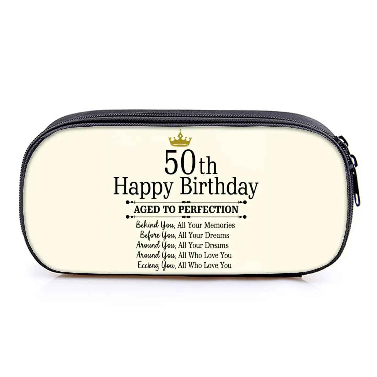 50th Birthday Gift Print Layered Pencil Case Quality 2D Flat Cartoon Pen Bag Best Gift for Boys/Girls School Supplies
50th Birthday Gift Print Layered Pencil Case Quality 2D Flat Cartoon Pen Bag Best Gift for Boys/Girls School Supplies