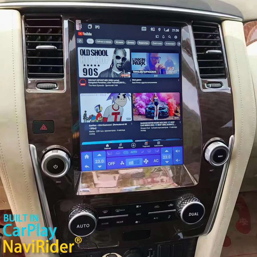 For NISSAN PATROL Armada Royale 2010-2019 Infiniti QX80 Screen Android Car GPS Navigation HeadUnit Multimedia Player Carplay 4G
For NISSAN PATROL Armada Royale 2010-2019 Infiniti QX80 Screen Android Car GPS Navigation HeadUnit Multimedia Player Carplay 4G
