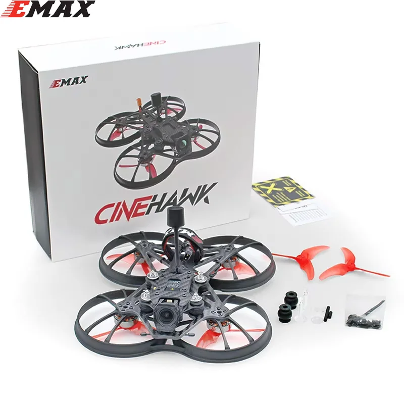 EMAX CineHawk 3,5-дюймовый HD RC FPV Дрон Cinewhoop BNF/PNP с воздушным блоком O3 EMAX F411 AIO ECOII-2004 3000KV Двигатель
EMAX CineHawk 3,5-дюймовый HD RC FPV Дрон Cinewhoop BNF/PNP с воздушным блоком O3 EMAX F411 AIO ECOII-2004 3000KV Двигатель