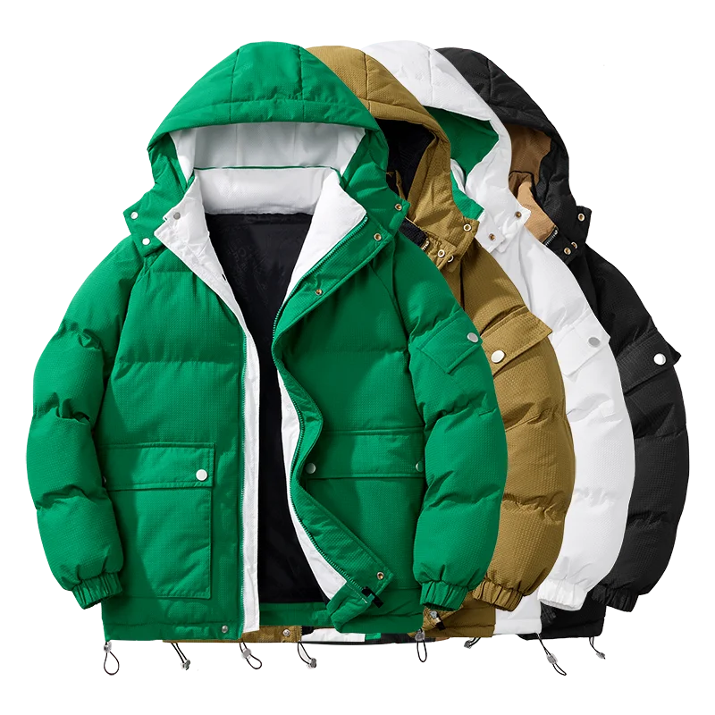 Men's Parkas New Multiple Pockets Cargo Cotton Coats High Quality Casual Bread Jacket Hooded Casual Brand Windproof Outwear Hat
Men's Parkas New Multiple Pockets Cargo Cotton Coats High Quality Casual Bread Jacket Hooded Casual Brand Windproof Outwear Hat