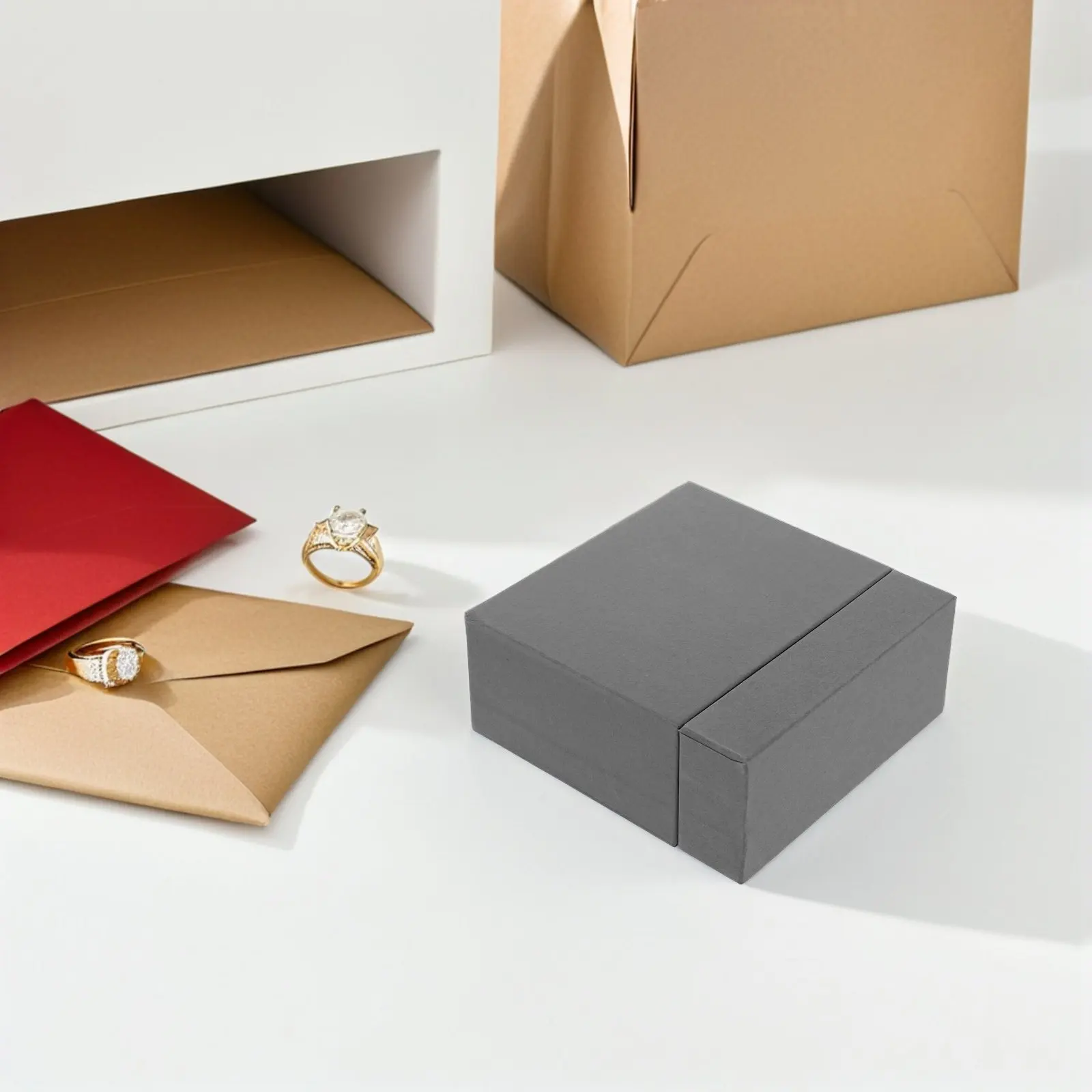 3Pcs Elegant Drawer Lid Jewelry Box Sturdy Paper Jewelry Display Storage Organizer for Pendant Earrings Rings Necklaces Travel
3Pcs Elegant Drawer Lid Jewelry Box Sturdy Paper Jewelry Display Storage Organizer for Pendant Earrings Rings Necklaces Travel