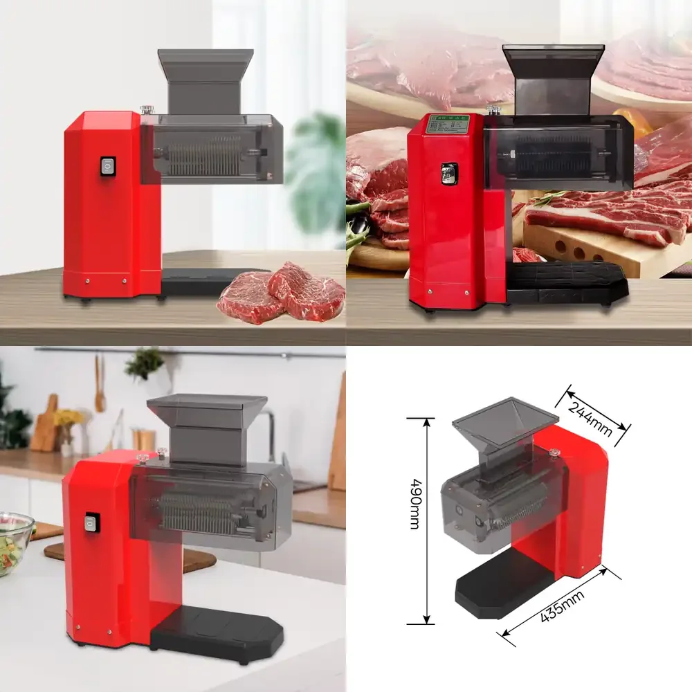 Automatic and Multi-functional Mechanical Meat Tenderizer Machine for and Commercial Using
Automatic and Multi-functional Mechanical Meat Tenderizer Machine for and Commercial Using