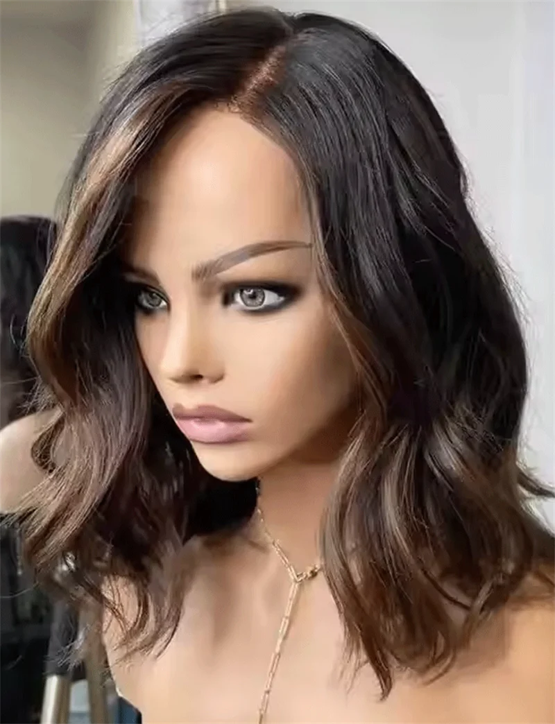 Highlight Chocolate Brown Body Wave Lace Front Synthetic Wig PrePlucked Hairline Brown Wig Glueless Transparent Lace Front Wig
Highlight Chocolate Brown Body Wave Lace Front Synthetic Wig PrePlucked Hairline Brown Wig Glueless Transparent Lace Front Wig