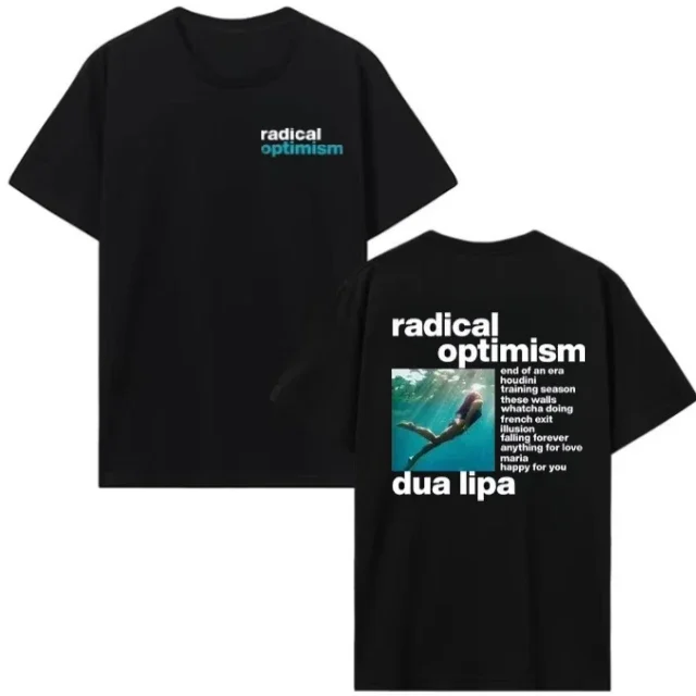 Новинка лета 202, футболка Y2K, футболкаDua Lipa Merch Radical Optimism Tour, футболка с коротким рукавом и круглым вырезом, женский модный топ 
Новинка лета 202, футболка Y2K, футболкаDua Lipa Merch Radical Optimism Tour, футболка с коротким рукавом и круглым вырезом, женский модный топ