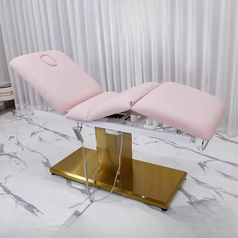 multi-functional massage bed salon equipment furniture Pink electric beauty bed can be lifted and folded
multi-functional massage bed salon equipment furniture Pink electric beauty bed can be lifted and folded