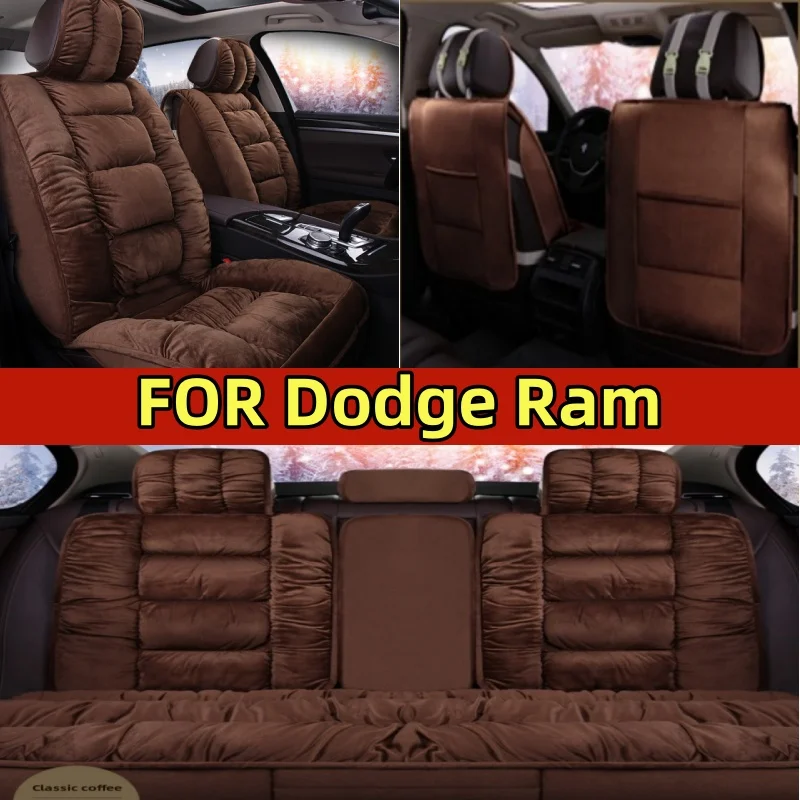 FOR Dodge Ram car seat covers: Winter plush thickened warm 5-seat front and rear cushions, soft and comfortable
FOR Dodge Ram car seat covers: Winter plush thickened warm 5-seat front and rear cushions, soft and comfortable