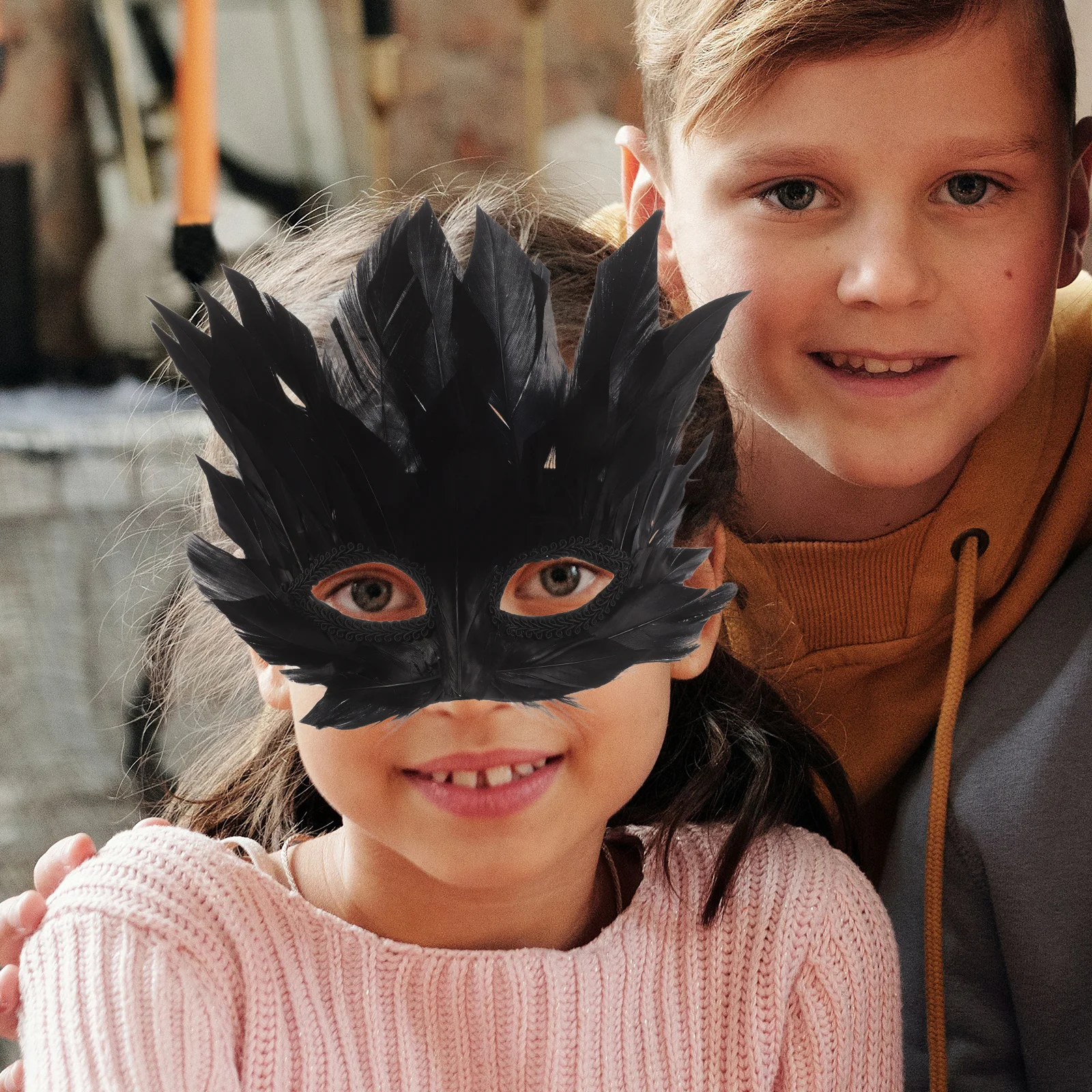 Feathered Black Half Face Design Halloween Party Eye Mask For Women Masquerade Ball Cosplay Fancy Dress Costume Mask
Feathered Black Half Face Design Halloween Party Eye Mask For Women Masquerade Ball Cosplay Fancy Dress Costume Mask