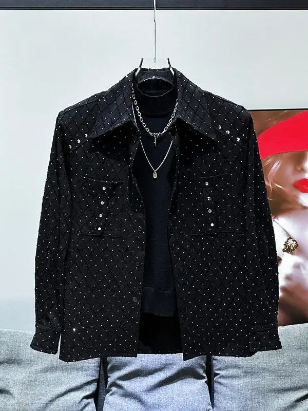 Модная мужская рубашка с длинным рукавом, весна-осень 2025, новый дизайн, классический воротник, универсальный стиль, высокое качество, молодежный тренд
Модная мужская рубашка с длинным рукавом, весна-осень 2025, новый дизайн, классический воротник, универсальный стиль, высокое качество, молодежный тренд