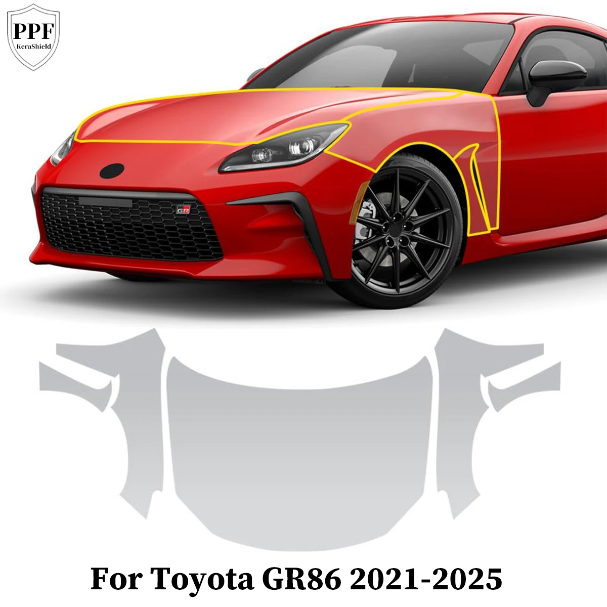 Pre-cut PPF For Toyota GR86 2021-2025 TPU Car Paint Protection Film Anti-Scratch Clear Bra Repairable Full Kit Car Accessories
Pre-cut PPF For Toyota GR86 2021-2025 TPU Car Paint Protection Film Anti-Scratch Clear Bra Repairable Full Kit Car Accessories