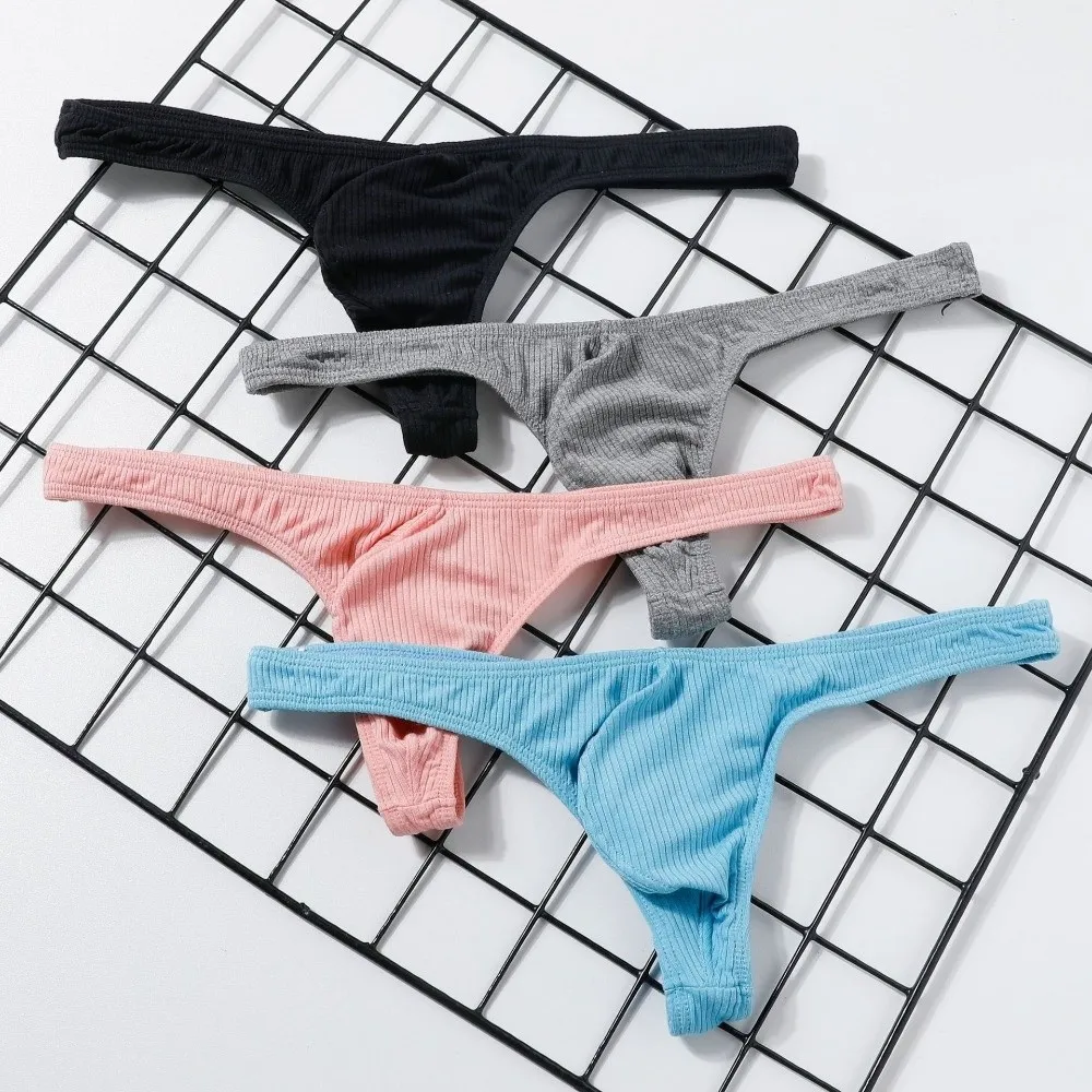 Soft Low Waist Men Thongs Underpants Thread Pattern Men's Panties Lingerie Underwear Male Briefs Summer
Soft Low Waist Men Thongs Underpants Thread Pattern Men's Panties Lingerie Underwear Male Briefs Summer