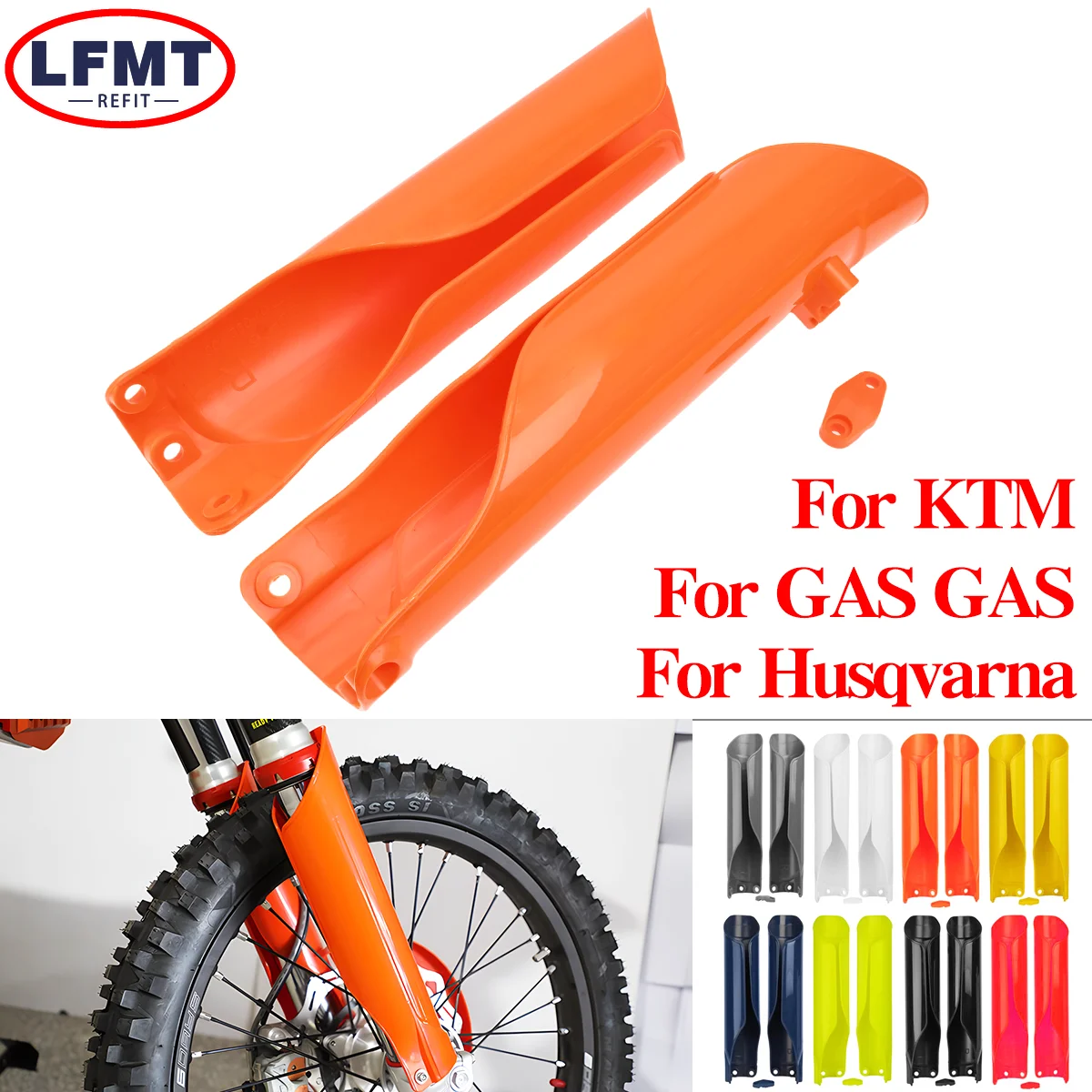 For KTM EXC EXCF XCW XCFW SX SXF XC XCF 125 150 250 300 350 450 500 Motorcycle Fork Protection Shock Absorber Guard Cover Parts
For KTM EXC EXCF XCW XCFW SX SXF XC XCF 125 150 250 300 350 450 500 Motorcycle Fork Protection Shock Absorber Guard Cover Parts