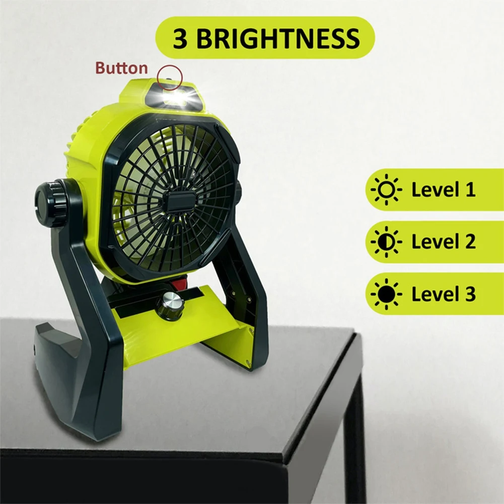 (AA91) For Makita for DEWALT Milwaukee 18V Li-Ion Battery with Adapte Work Fan with LED Light Portable Cordless
(AA91) For Makita for DEWALT Milwaukee 18V Li-Ion Battery with Adapte Work Fan with LED Light Portable Cordless