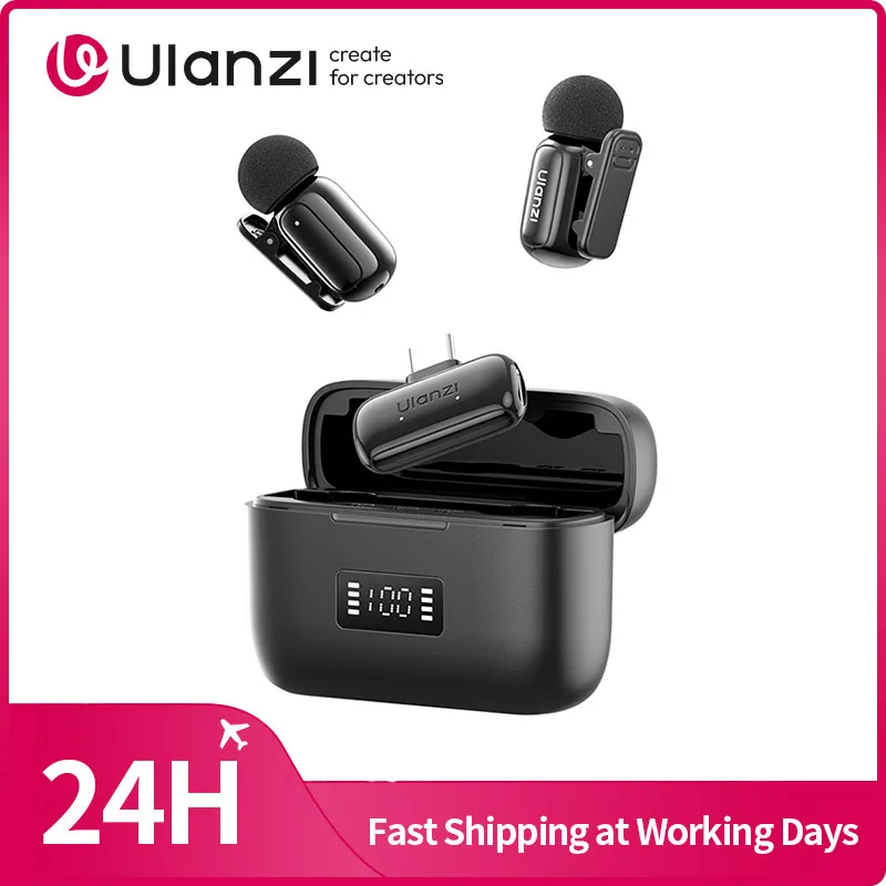 Ulanzi A200 Mini Mic Wireless Microphone Lavalier MIC Type-C for Smartphone for iPhone 17 16 15 for Live-streaming Vlog
Ulanzi A200 Mini Mic Wireless Microphone Lavalier MIC Type-C for Smartphone for iPhone 17 16 15 for Live-streaming Vlog