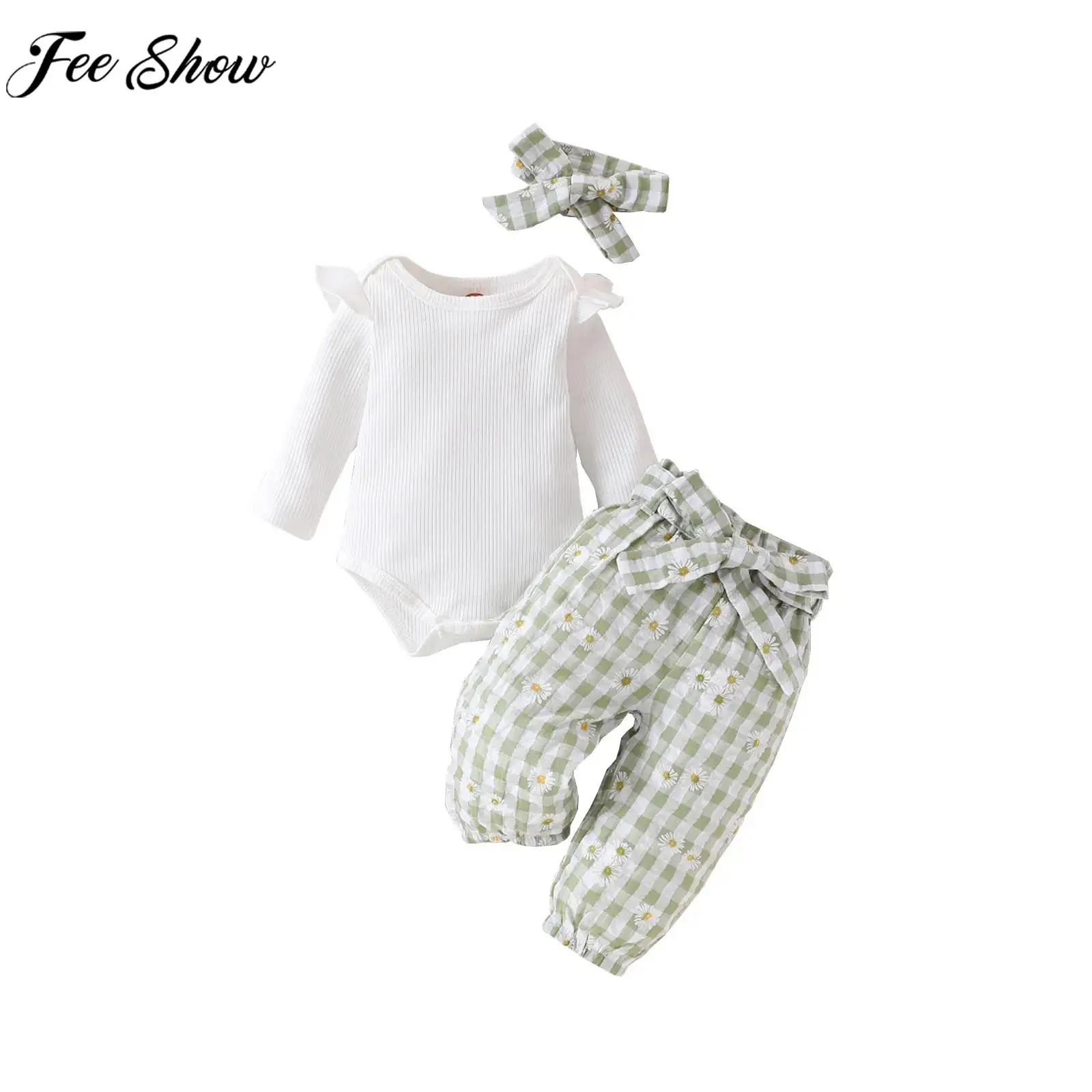 Toddler Girls Sweet Cute Outfit Long Sleeve Romper with Plaid Pants Headband Spring Fall Costume Set for Daily Party Photography
Toddler Girls Sweet Cute Outfit Long Sleeve Romper with Plaid Pants Headband Spring Fall Costume Set for Daily Party Photography