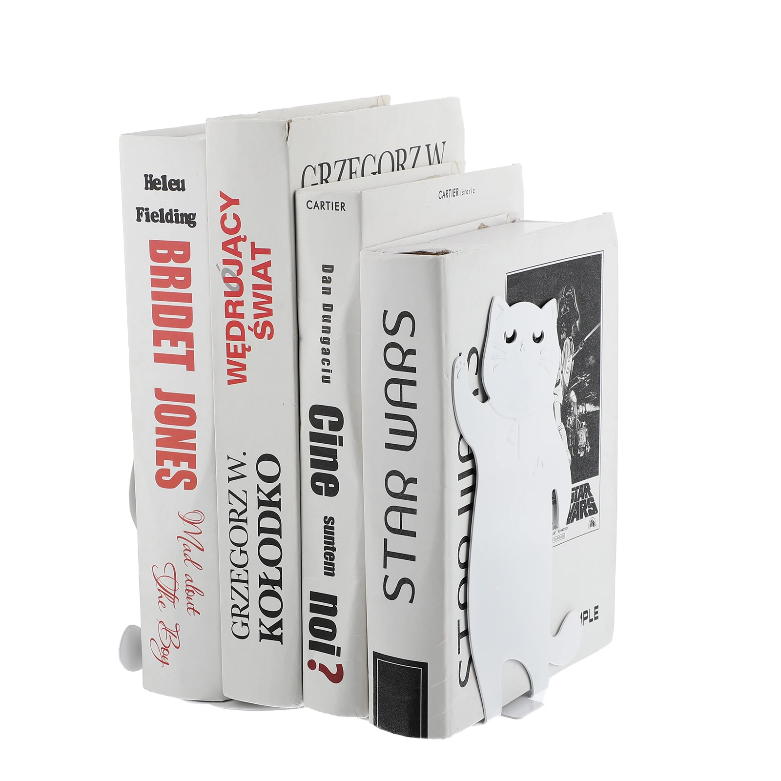 Cartoon Cat Bookends Retro Metal Stands Simple Supports Decorative Desk Organizer for Office Study Room Library Home Cat
Cartoon Cat Bookends Retro Metal Stands Simple Supports Decorative Desk Organizer for Office Study Room Library Home Cat