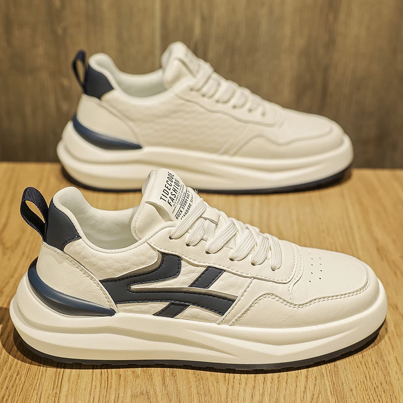 Men's Casual Shoes Spring Fashion Brand High-End All-Match Thick Bottom Heightening Genuine Leather White Trend Shoes
Men's Casual Shoes Spring Fashion Brand High-End All-Match Thick Bottom Heightening Genuine Leather White Trend Shoes