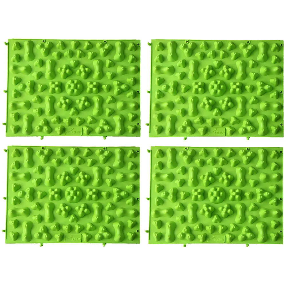 4Pcs Foot Massage Mat Tpe Acupressure Reflexology Pad Stimulate Blood Circulation Relieve Fatigue Foldable Non Slip for Office
4Pcs Foot Massage Mat Tpe Acupressure Reflexology Pad Stimulate Blood Circulation Relieve Fatigue Foldable Non Slip for Office