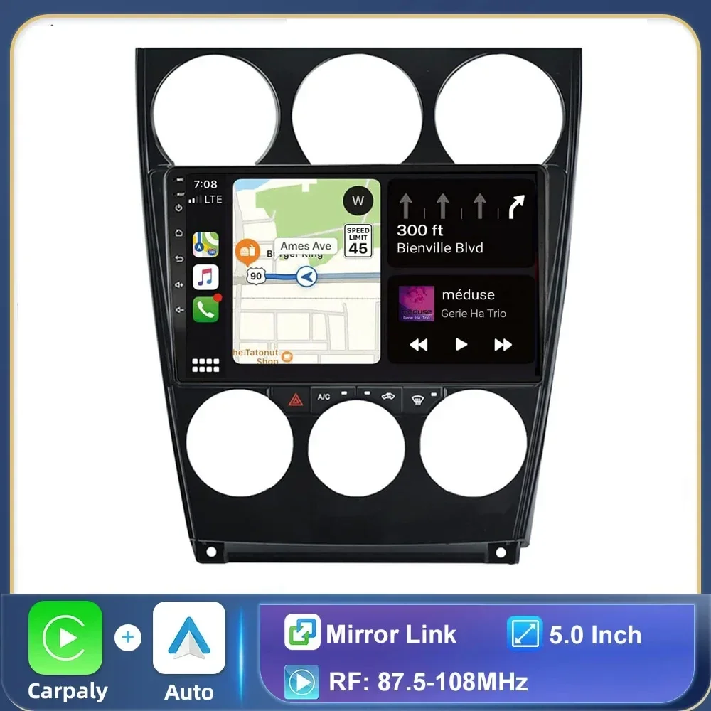 9"Inch 4G android 14.0 For Mazda 6 2002 2003 2004 2005 2006 2008 Multimedia Car DVD Player Navigation GPS Radio Wireless carplay
9"Inch 4G android 14.0 For Mazda 6 2002 2003 2004 2005 2006 2008 Multimedia Car DVD Player Navigation GPS Radio Wireless carplay