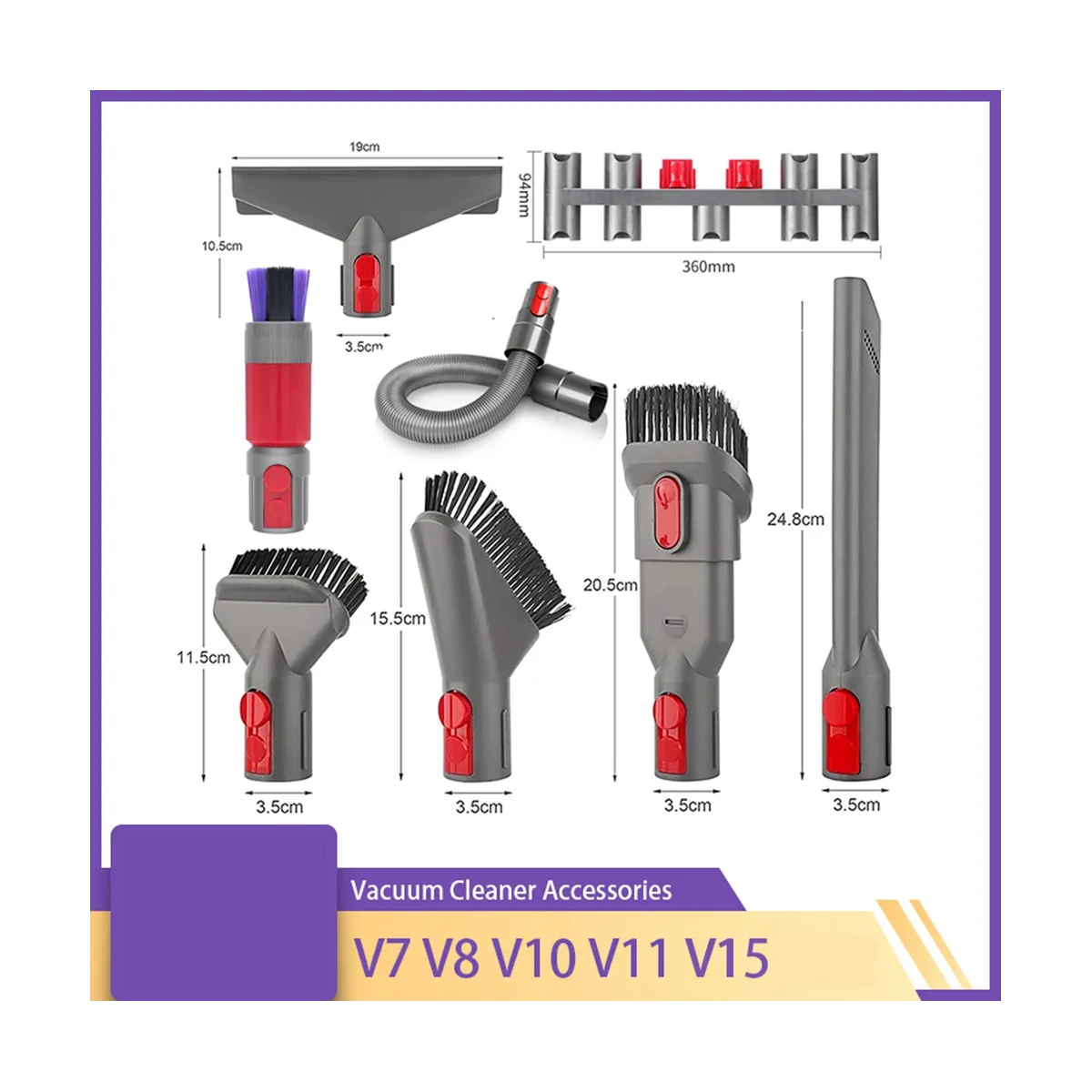Для V7 V8 V10 V11 V15 Сменные щетки Аксессуары для насадок Набор инструментов Запчасти для пылесоса Щетка из щетины насадки
Для V7 V8 V10 V11 V15 Сменные щетки Аксессуары для насадок Набор инструментов Запчасти для пылесоса Щетка из щетины насадки