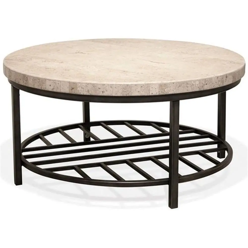Modern Alabaster Travertine Coffee Table, 36 Diameter x 18 High for Living Room
Modern Alabaster Travertine Coffee Table, 36 Diameter x 18 High for Living Room