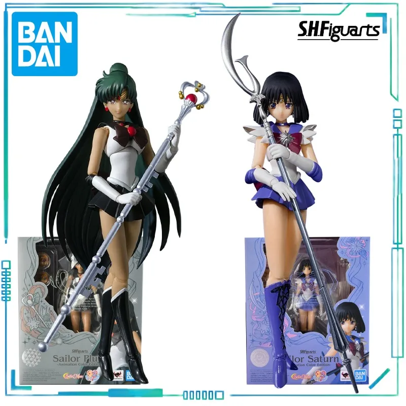 BANDAI Genuine S. H. Figuarts Series Movable Toys Pretty Girl Warrior Series Sailor Pluto and Sailor Saturn Collectibles Gift
BANDAI Genuine S. H. Figuarts Series Movable Toys Pretty Girl Warrior Series Sailor Pluto and Sailor Saturn Collectibles Gift