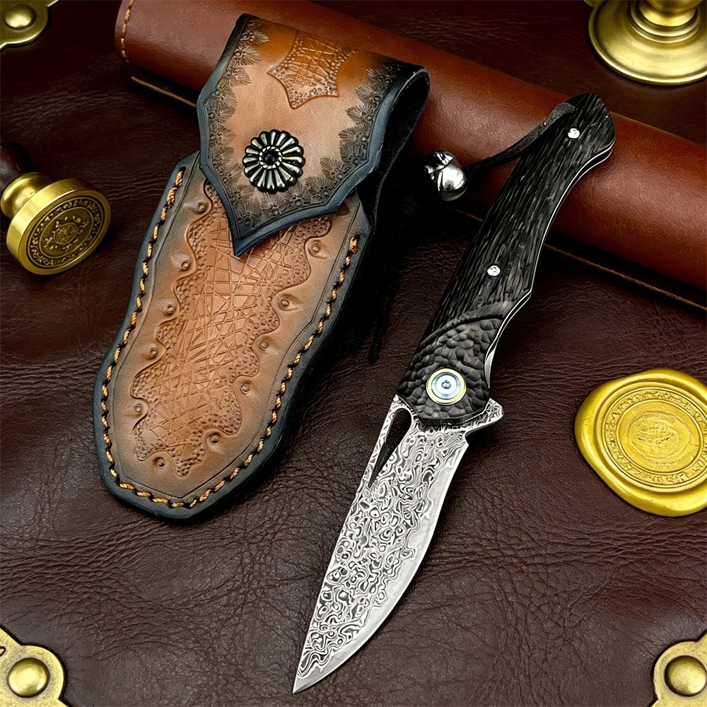 Многофункциональный складной нож для активного отдыха, кемпинга, EDC, выживания в дикой природе, бушкрафта, карманный нож с дамасским лезвием
Многофункциональный складной нож для активного отдыха, кемпинга, EDC, выживания в дикой природе, бушкрафта, карманный нож с дамасским лезвием