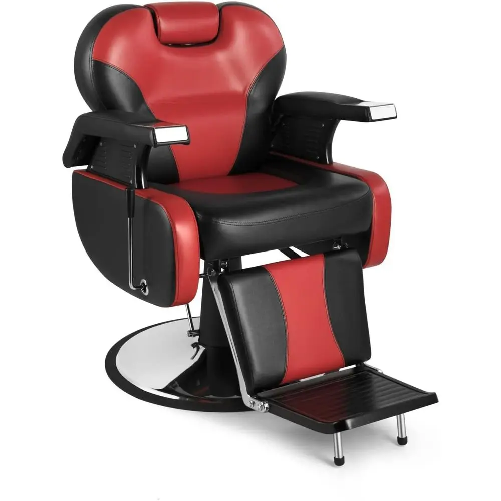 Heavy Duty Black & Red Styling Chair for Beauty, Barber, and Spa Use with Recline Feature
Heavy Duty Black & Red Styling Chair for Beauty, Barber, and Spa Use with Recline Feature